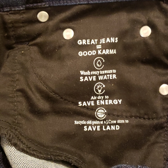 J.crew polka dot toothpick jeans 26T tall - Picture 7 of 8